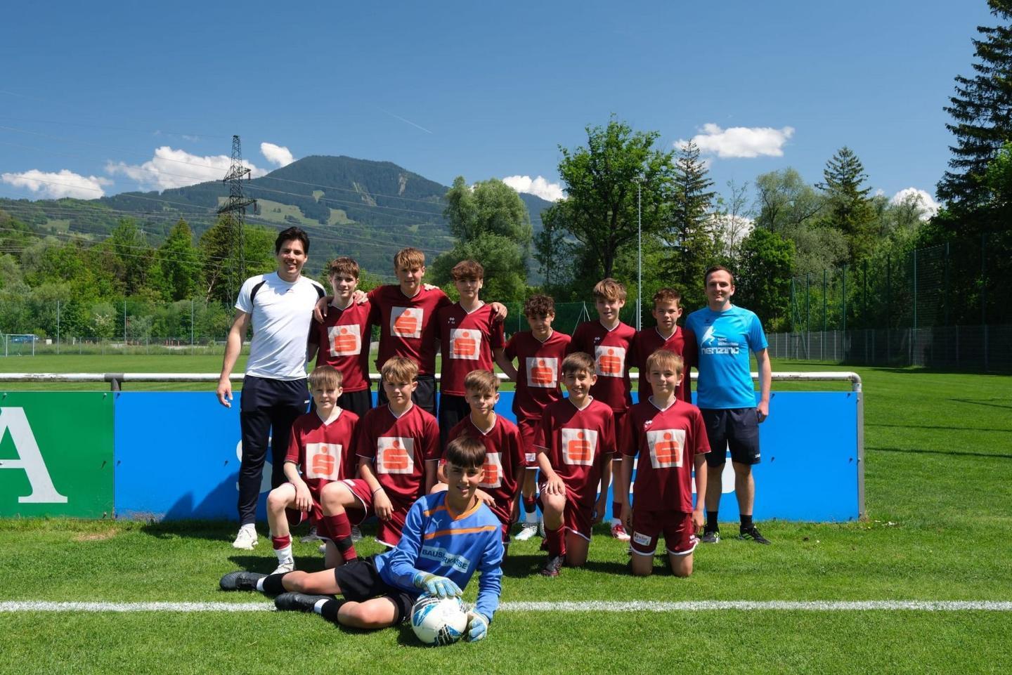 Sparkasse Schülerliga Fußball: Schüler:innen beim Bewerb